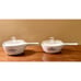 Set Of 2 Corning Ware Blue Cornflower Saucepan/Menuette P-81 and P-82