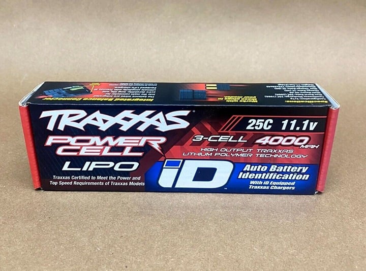 Traxxas 2849X - Power Cell 3S 11.1V LiPo Battery, 25C 4000mAh, iD Connector