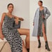 Reformation Crimini Midi Dress Black White Size 8