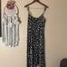 Reformation Crimini Midi Dress Black White Size 8
