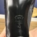 NWT Diane von Furstenberg studded leather heeled slides, size 7