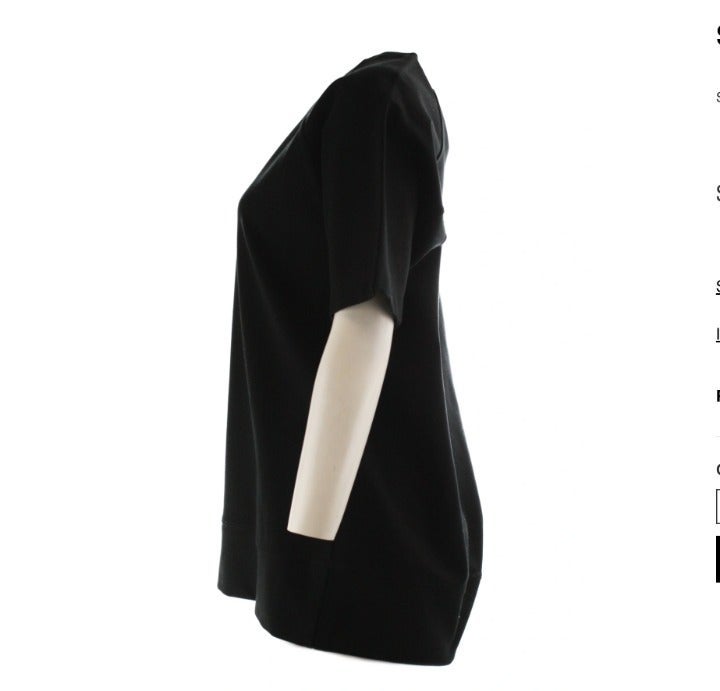 WINGS + HORNS Black sales Oversize Shirt Size L - NEW WITH TAGS