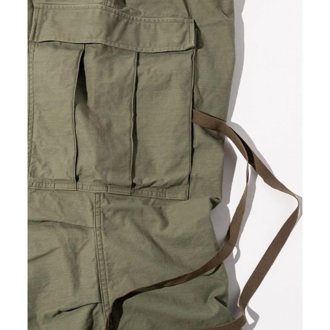 一番の Sulfur New】cantata23ss Brand Back M-51 Satin パンツ