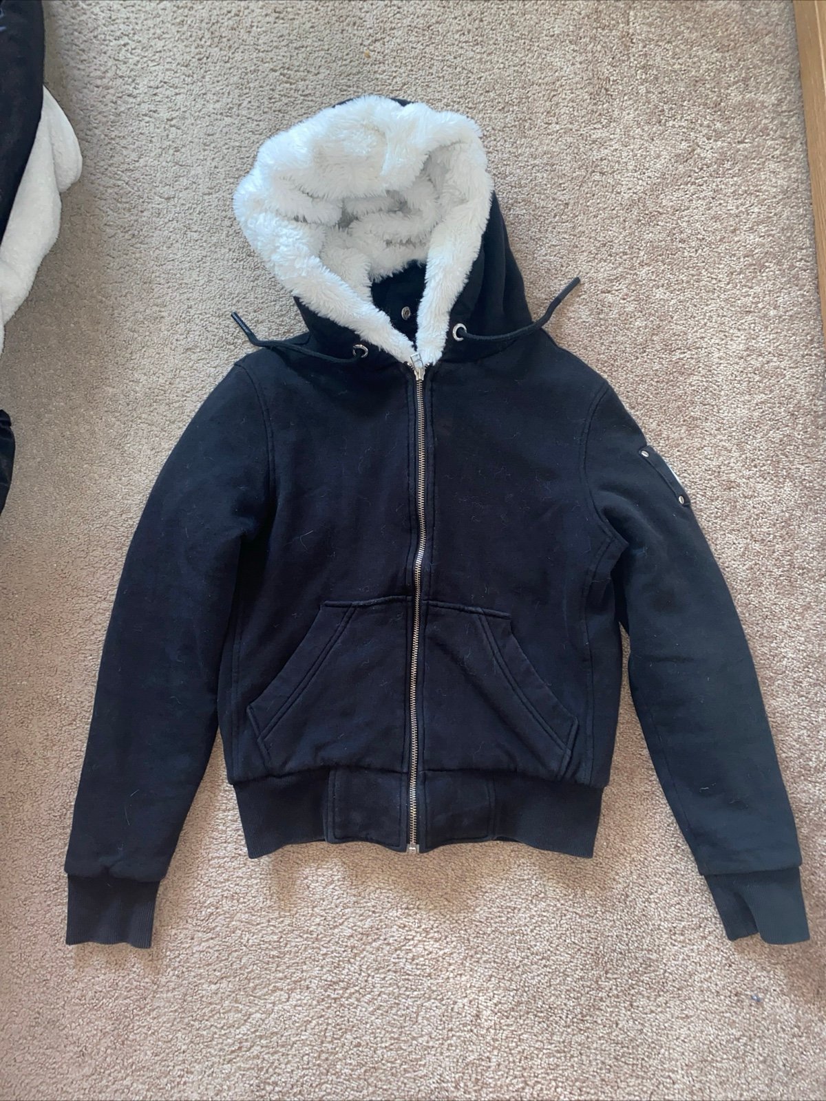 Moose Knuckles Black Hoodie
