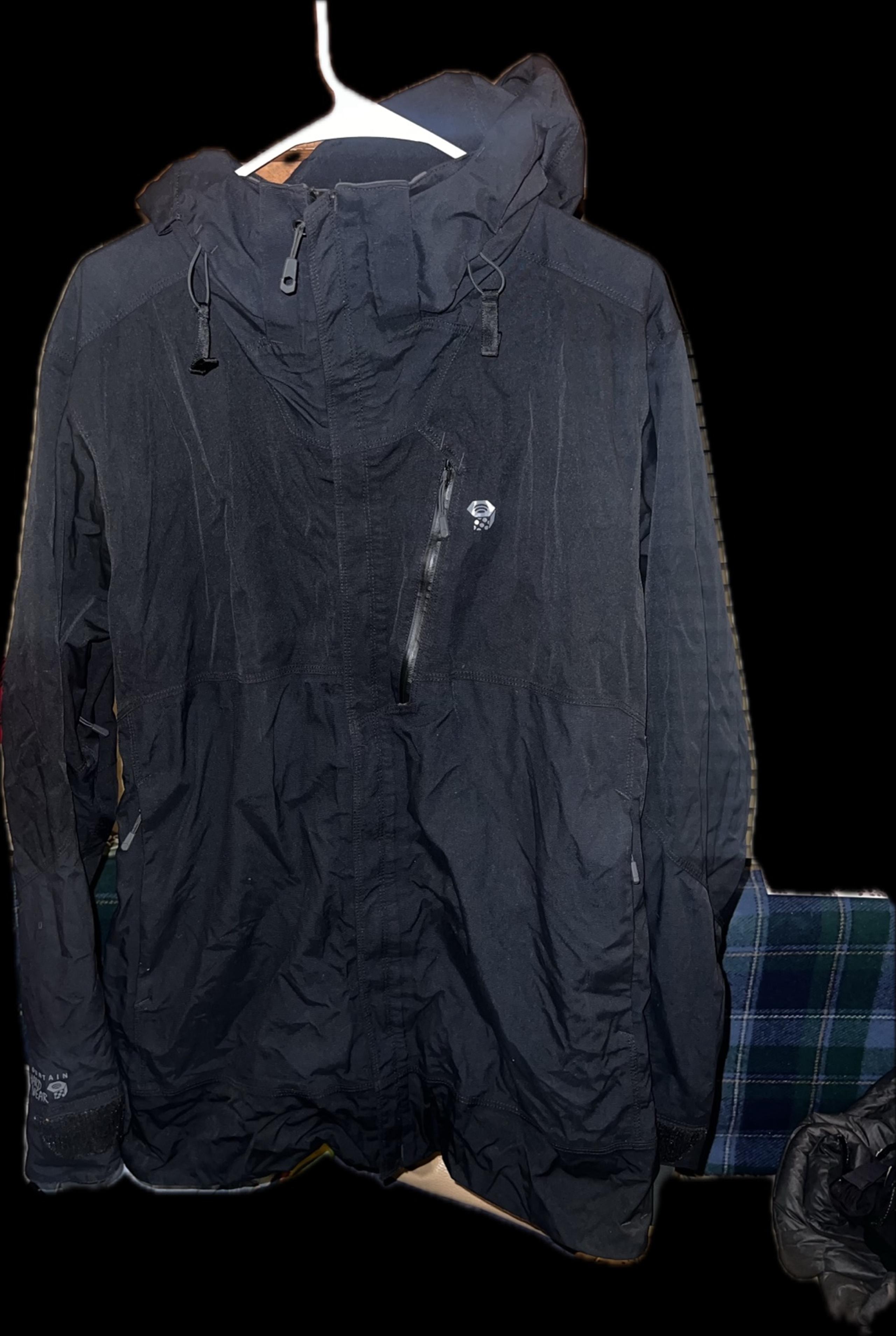 Mountain Hardwear Men Large ￼FIRST TRACKS INSULATED Snow/Ski Jacket Black