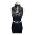 Free People Sabrina Ginger Black Lace Set Size S New