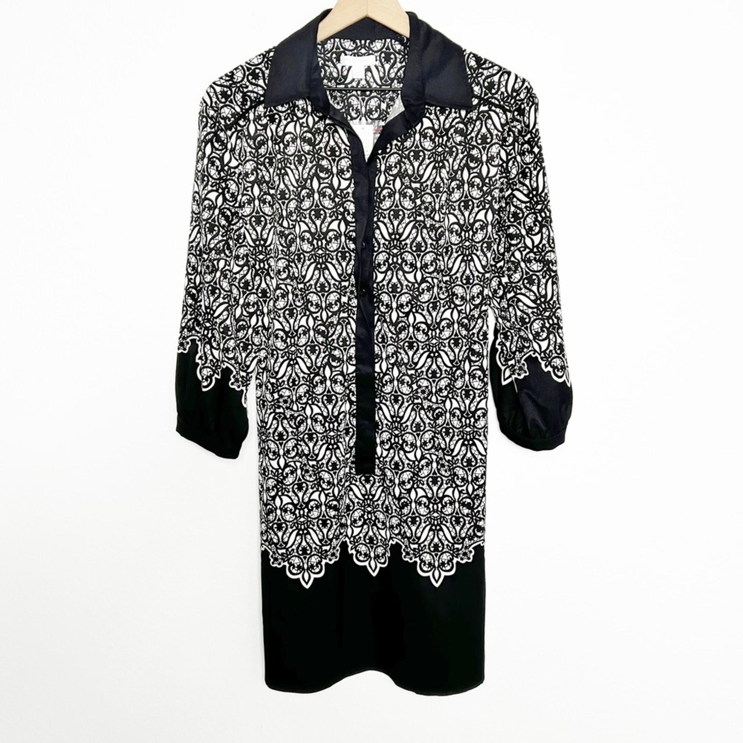 New York & Company Black White Dress Size X-Large Brand New