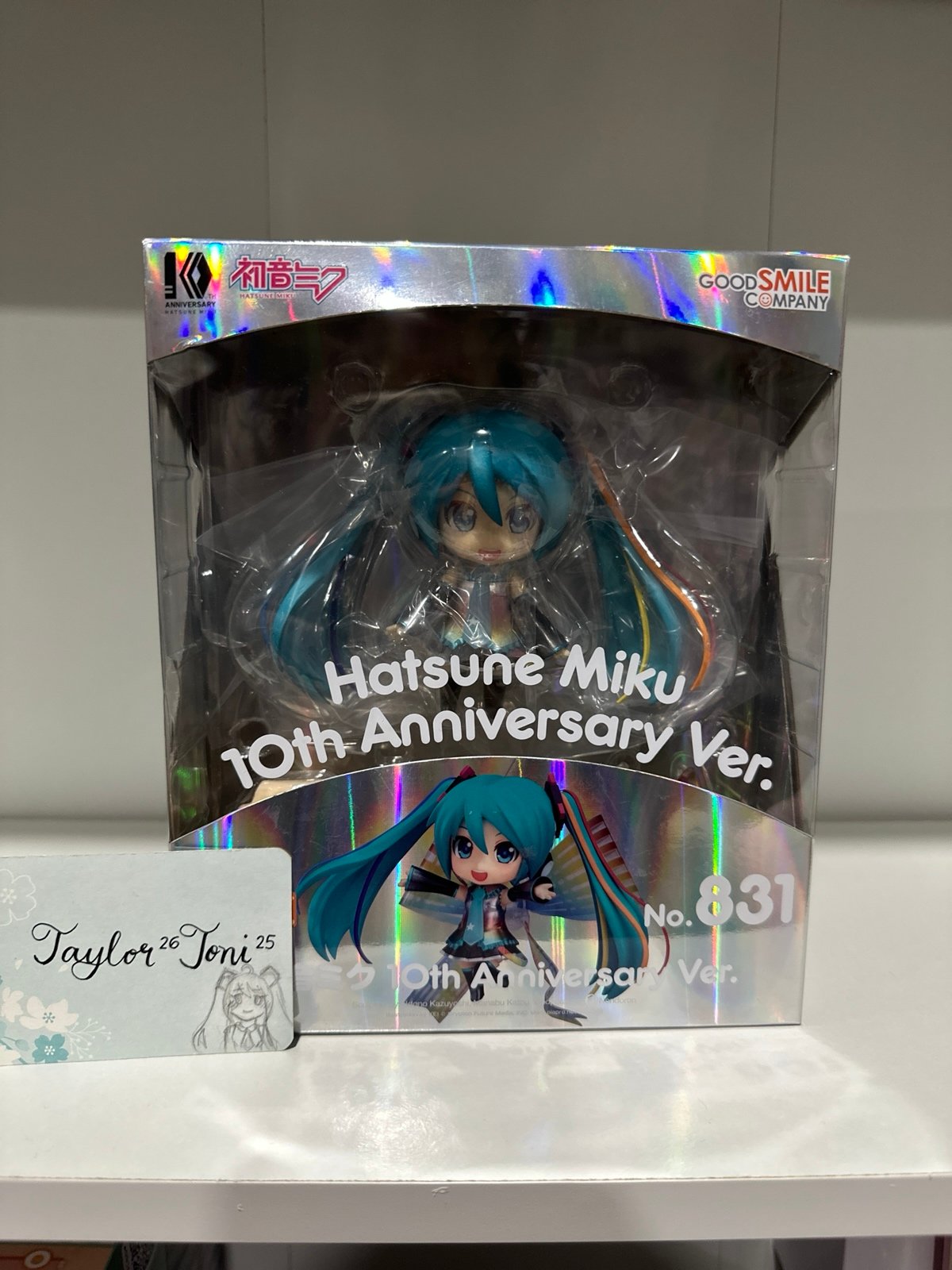NIB Hatsune Miku 10th Anniversary Ver Nendoroid No. 831 GSC Japan