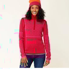 KRIMSON KLOVER MERINO ZIP NECK sz XS
