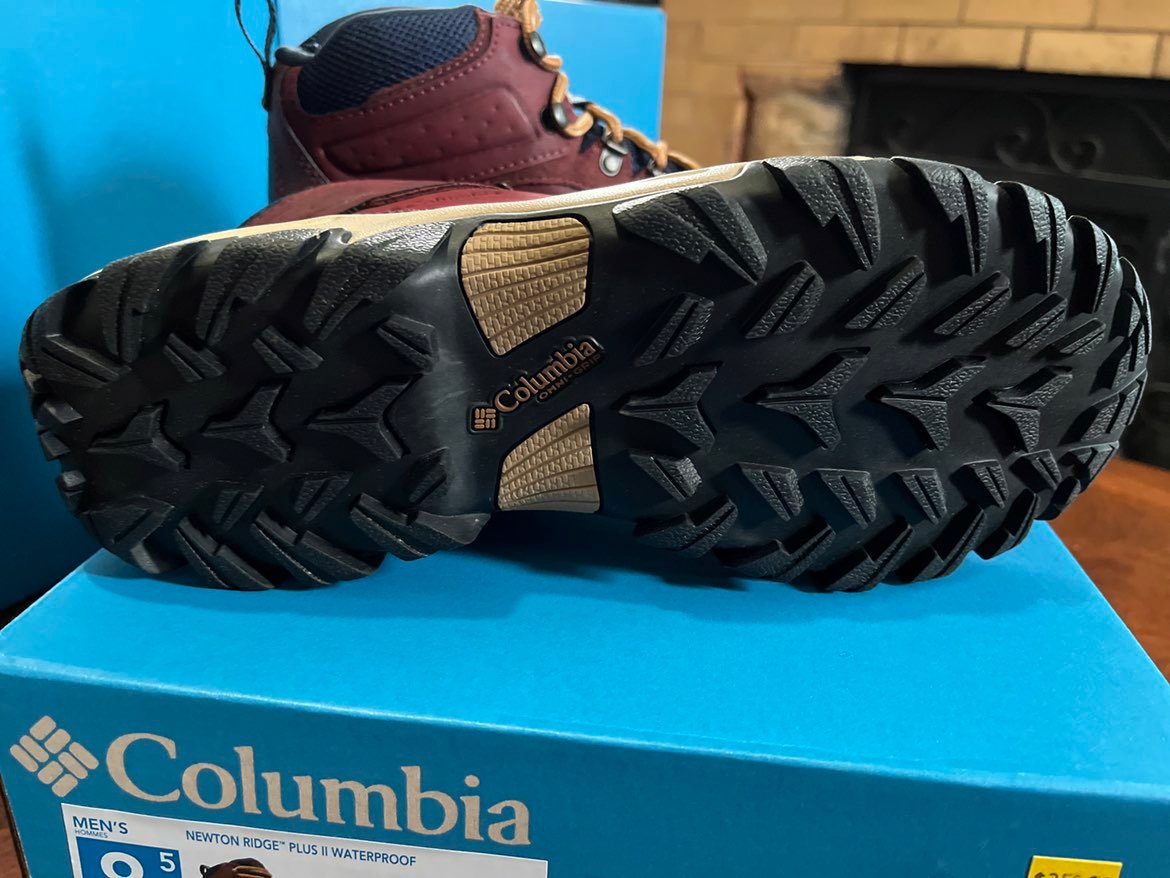 Columbia hiking boots for men - detail