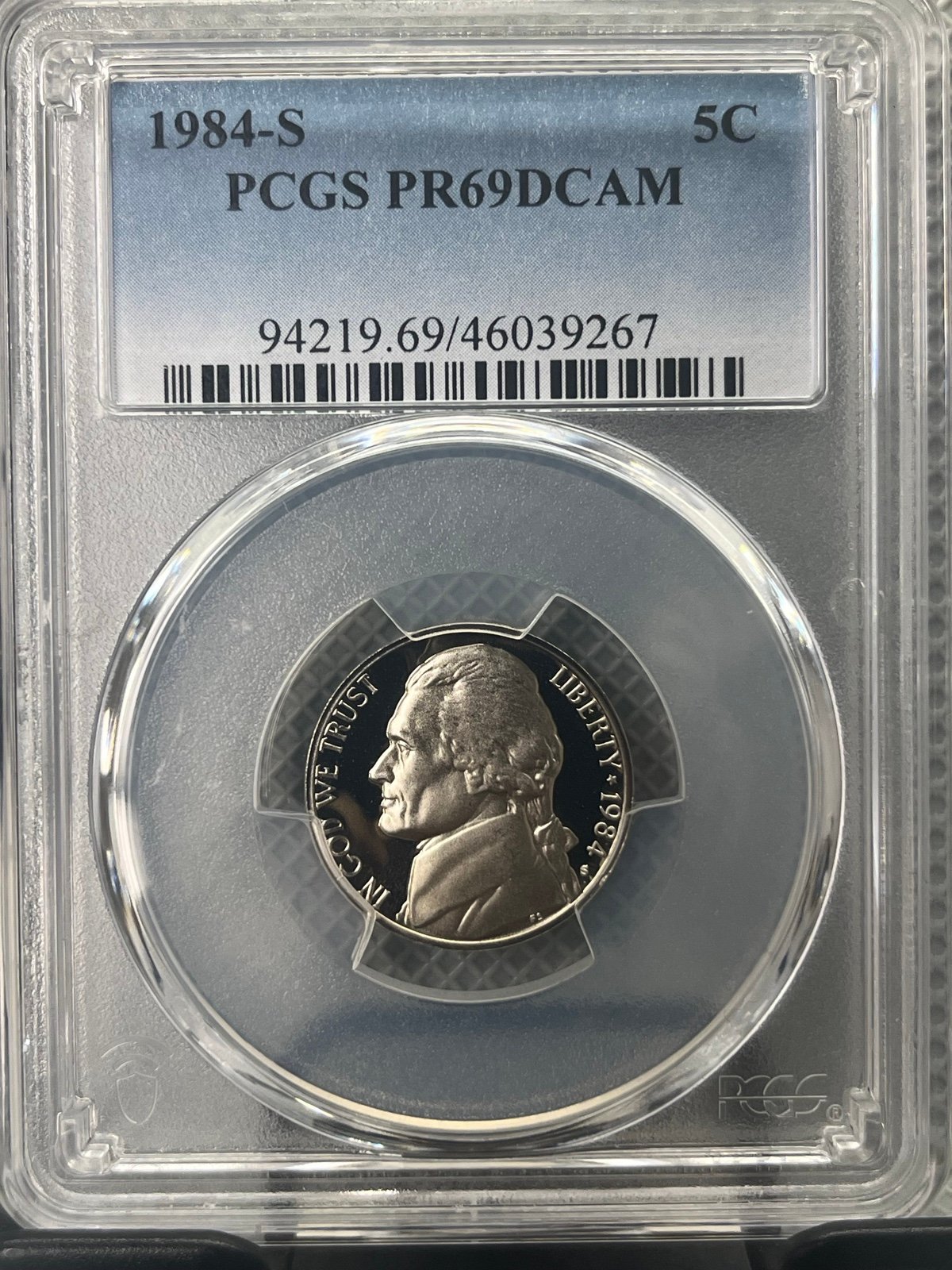 1984-S 5C PCGS PR69 Cameo
