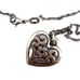 James Avery retired Floral Heart Pendant 18 Chain 925S