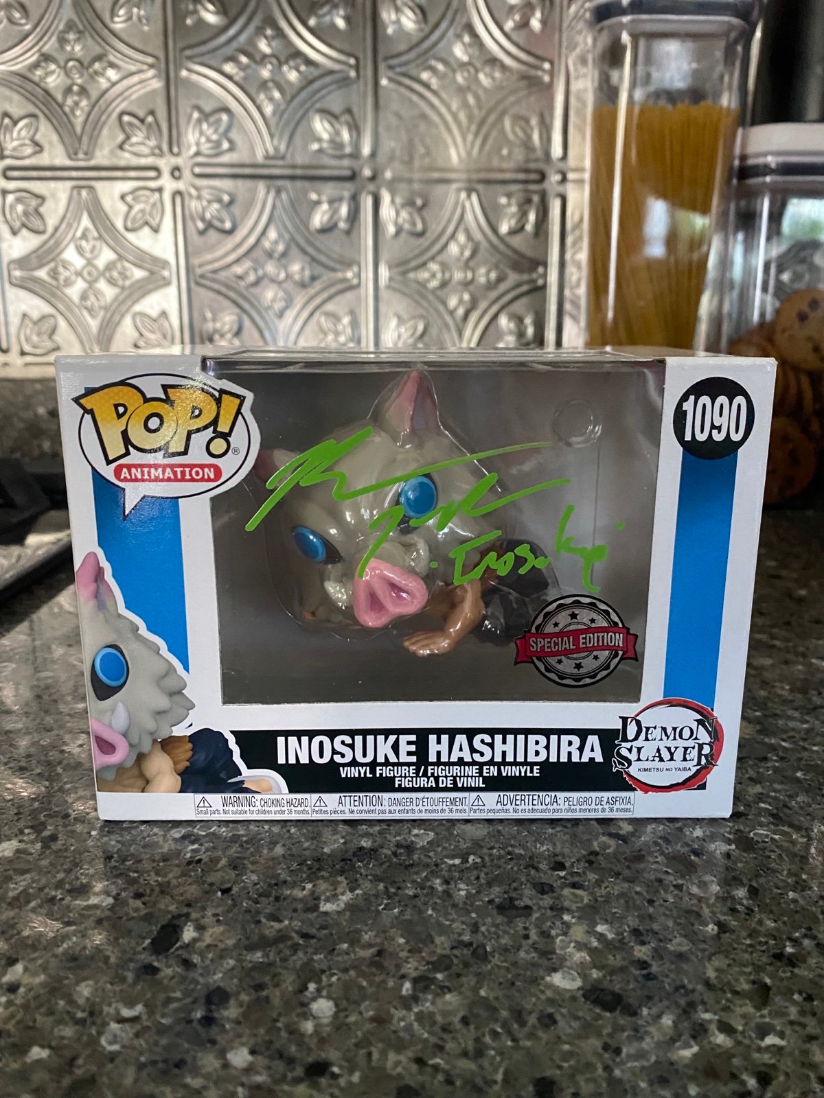 inosuke Funko signed Bryce Papenbrook