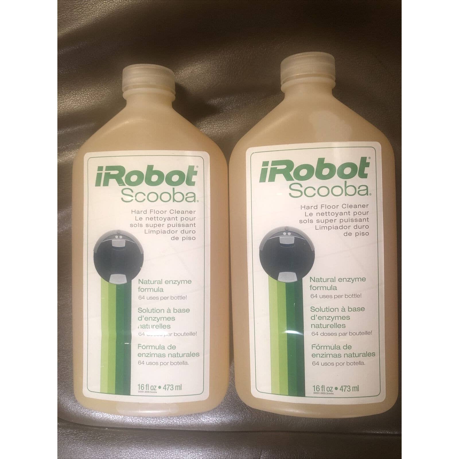 iRobot 2 Scooba Hard Floor Cleaner Solution Natural Enzyme 16.oz free shipping