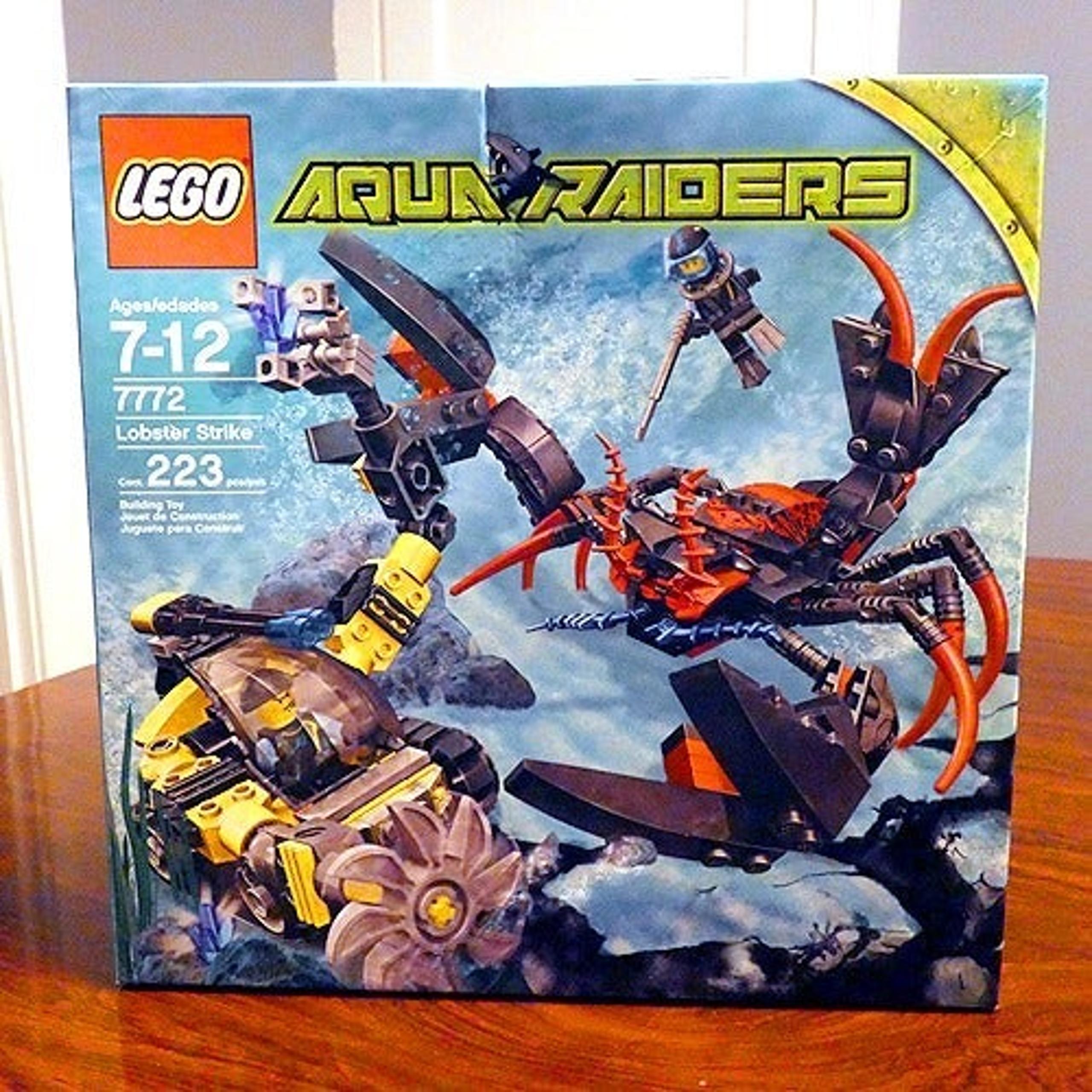 RARE LEGO Aqua Raiders Set #7772 Lobster Strike NEW