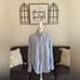 Ralph Lauren Classic Fit Navy Blue Pinstriped Button Down Shirt Size XL Classic