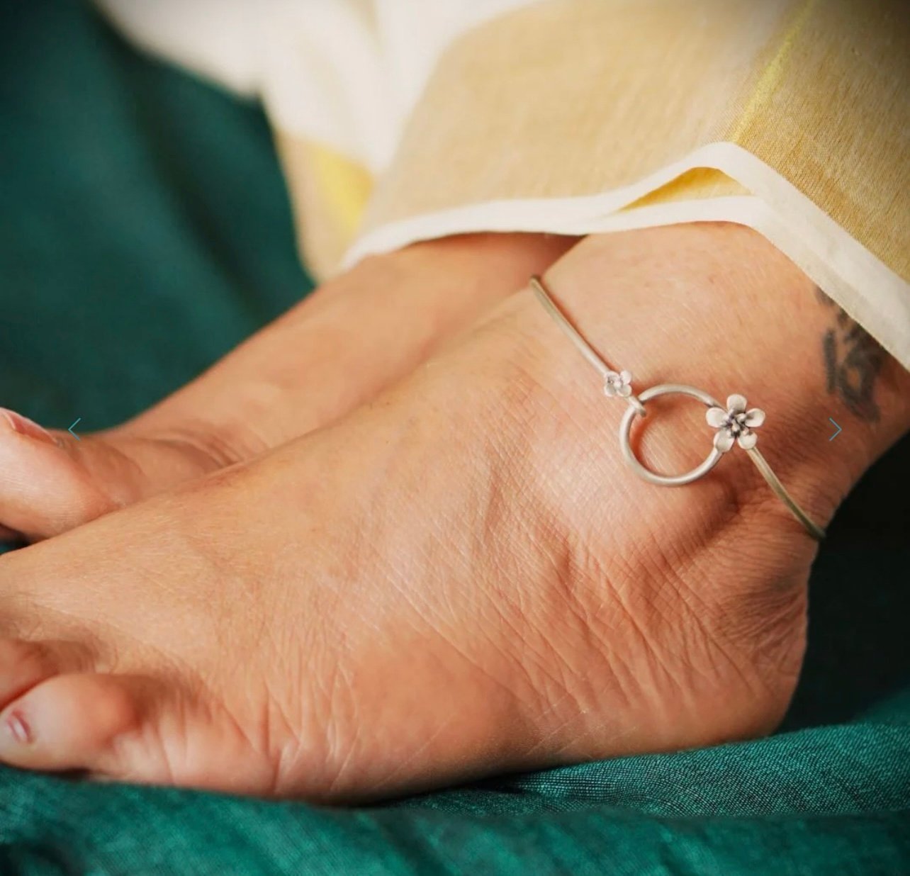Sterling silver anklet
