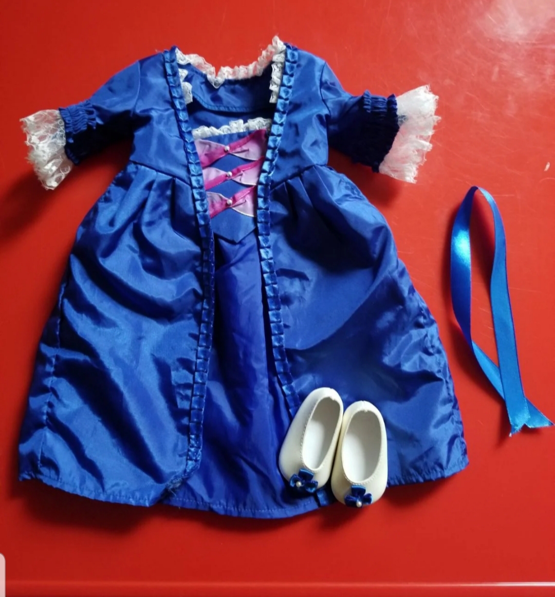 American Girl Felicity holiday outfit