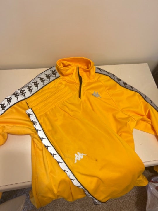 Yellow Kappa Tracksuit