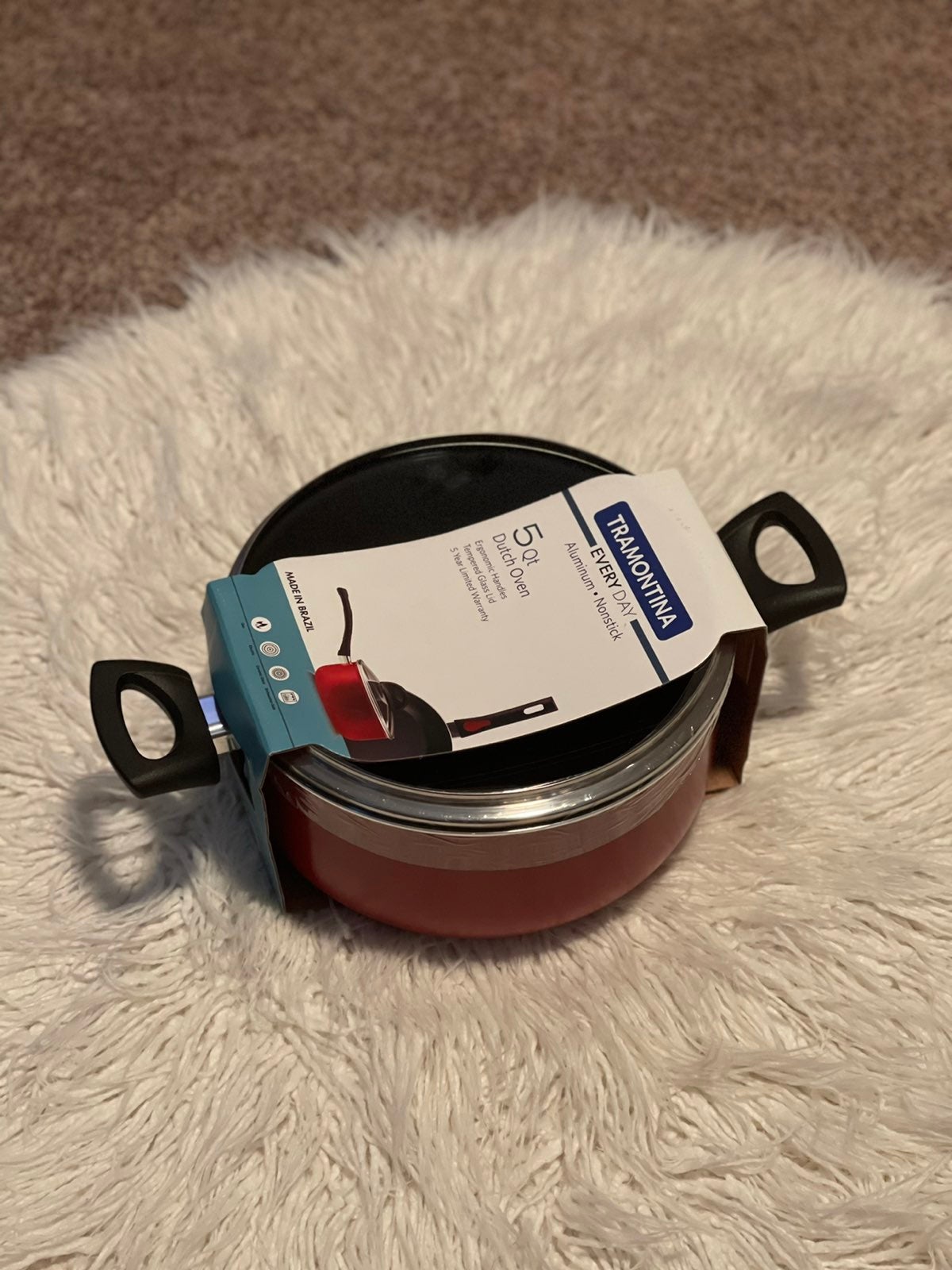 Tramontina 5 quart non stick dutch oven