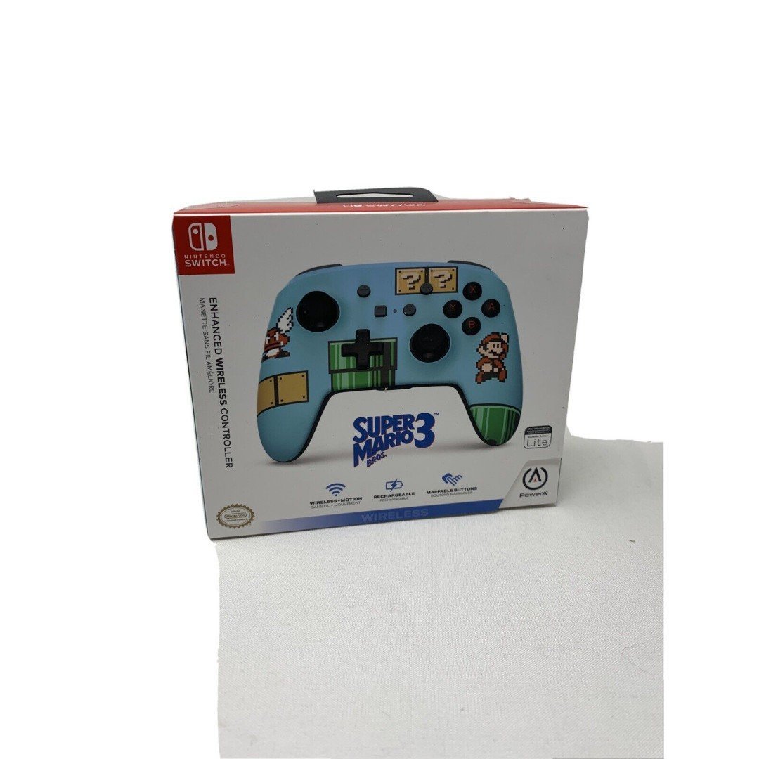 PowerA Enhanced Wireless Controller Super Mario Bros 3 Nintendo Switch