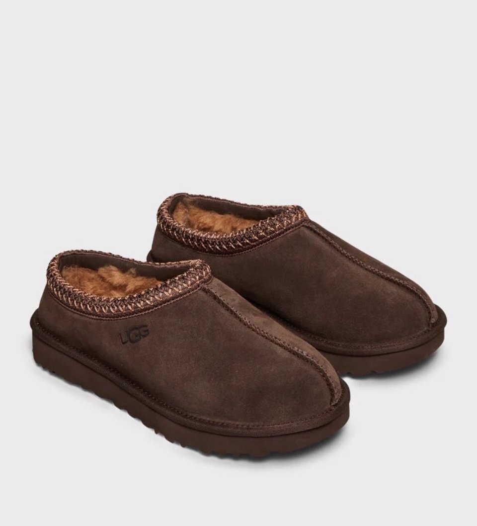 UGG TASMAN SLIPPER - BURNT CEDAR WOMENS SIZE 10