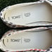 TOMS Alpargata Rope Espadrille Flat Womens 10 Natural Woven Boho Embroidered