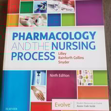 Pharmacology the Nursing Process, 9th ed, 9780323529495