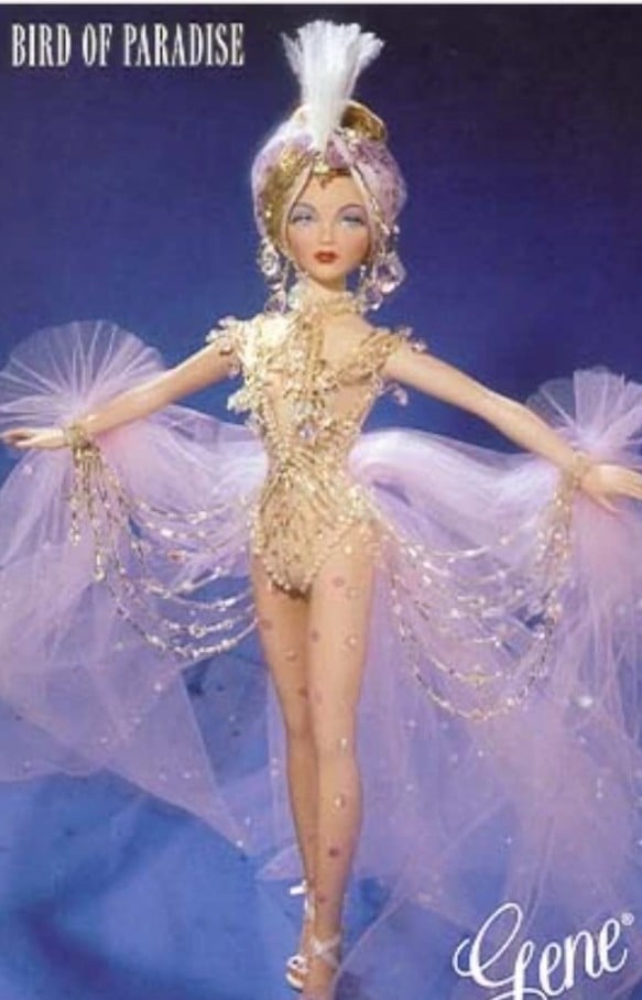 Bird of paradise doll by Gene
