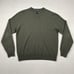 Giasone 100% Cashmere Sweater Mens L V Neck Olive Green Pullover Preppy