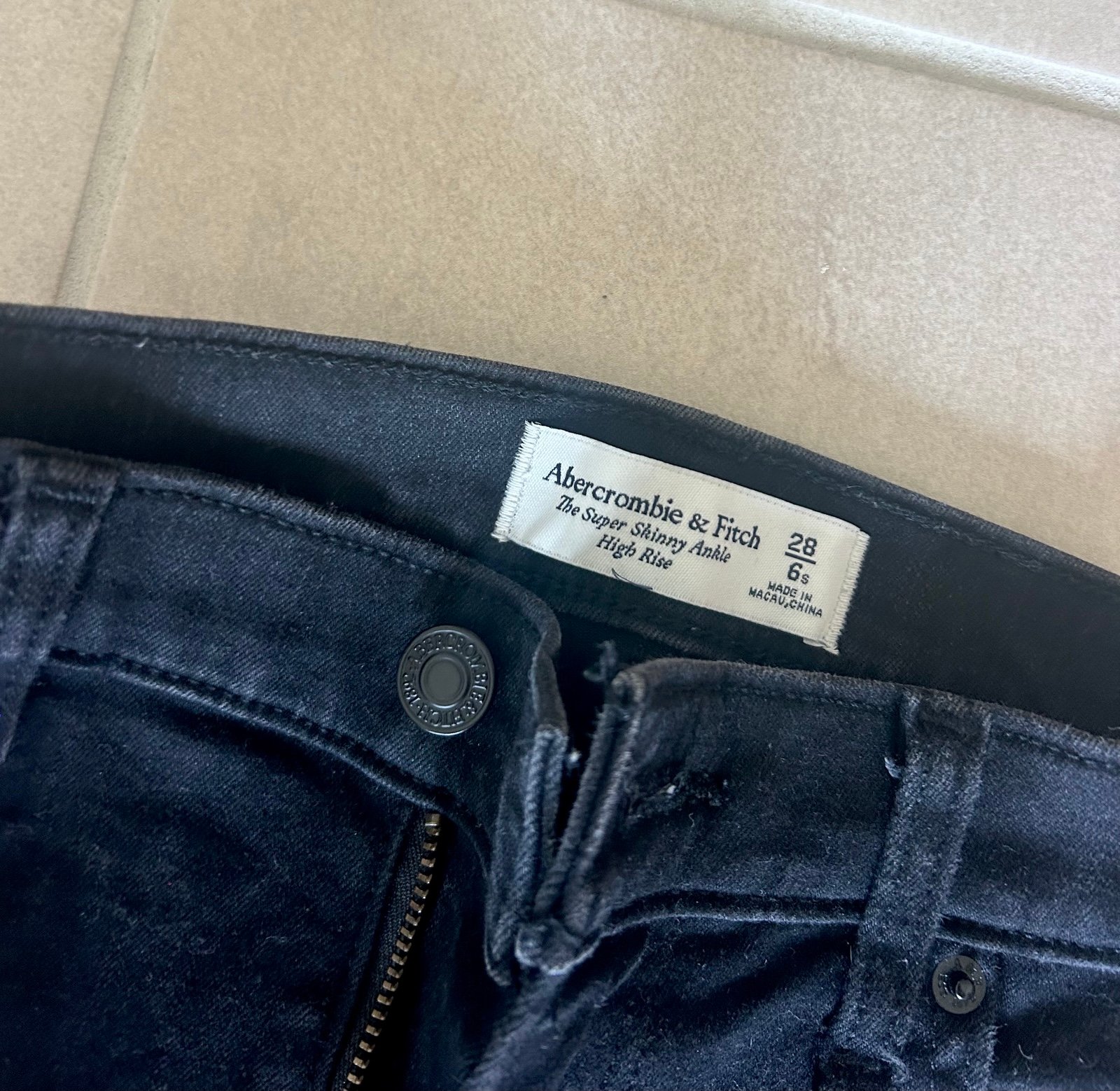 Abercrombie Black Skinny Jeans