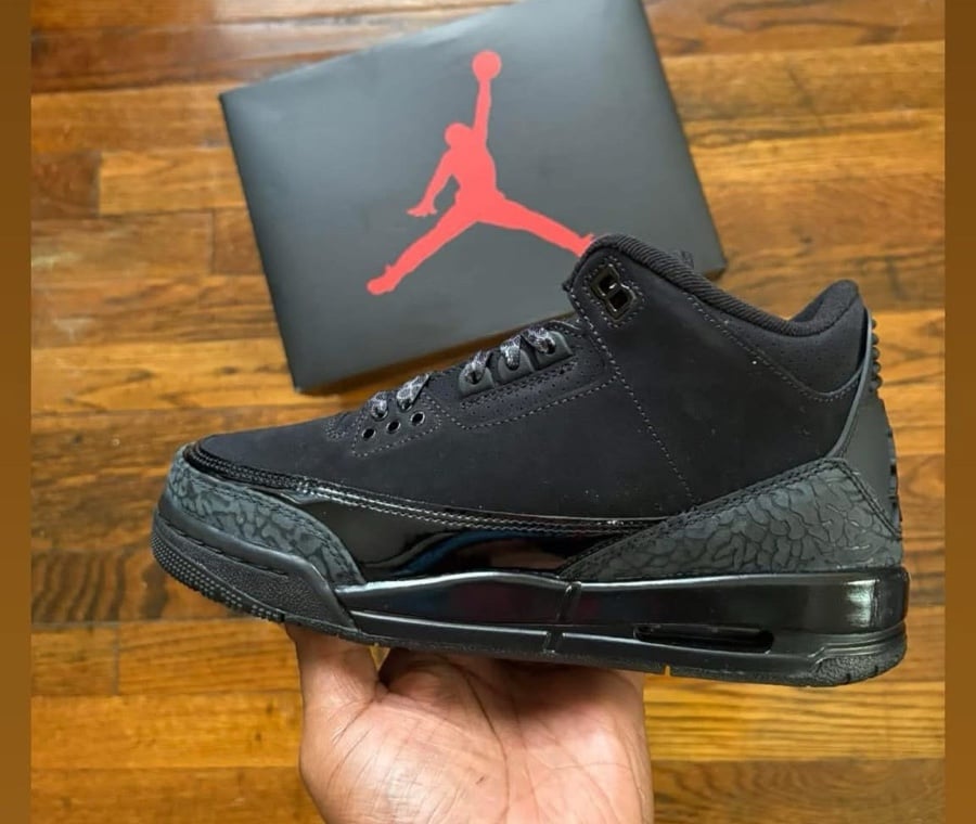 Jordan 3 black cat
