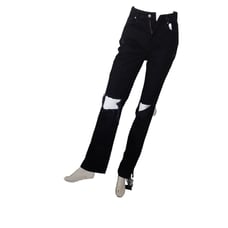 WE THE FREE DESTROYS KNEE HIGH WISE JEANS