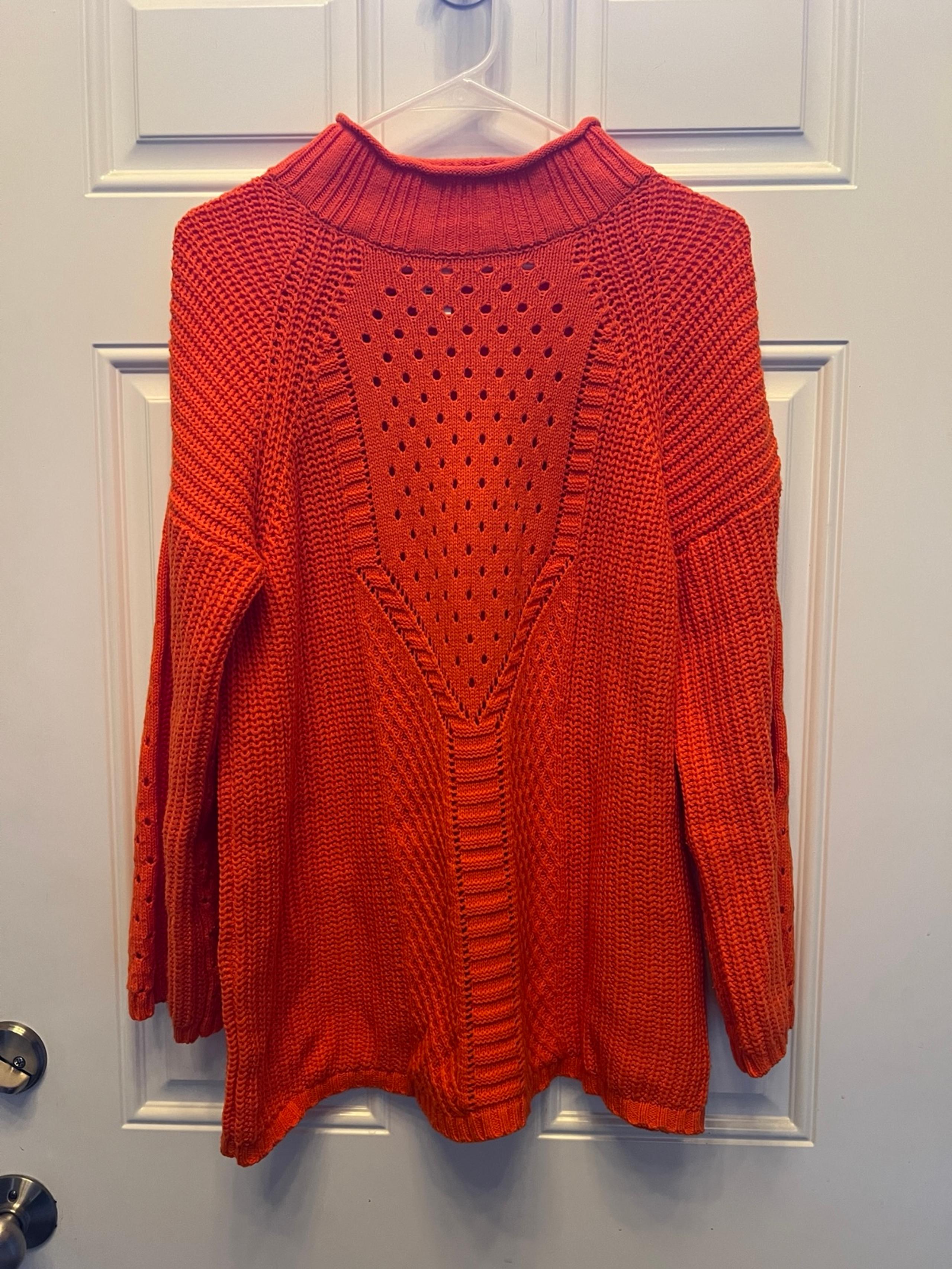 Workshop Republic Clothing Women's Orange Sweater Size Medium