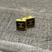 Vintage Chanel Gold tone cuff links