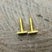 Vintage Chanel Gold tone cuff links
