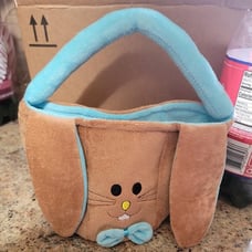 Easter Basket for Kids Empty - Bunny Easter Buckets with Rabbit Ears