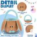 Easter Basket for Kids Empty - Bunny Easter Buckets with Rabbit Ears