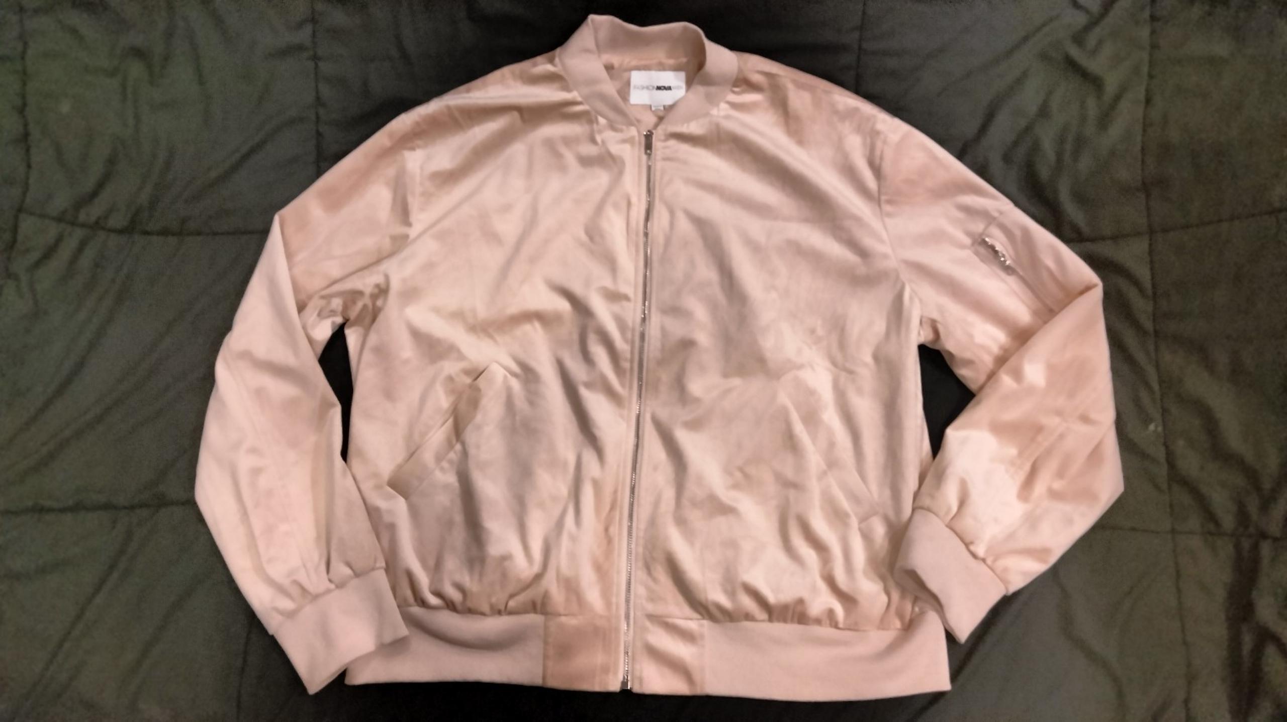 Fashion Nova Men's Mason Velour Bomber