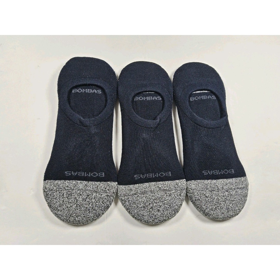 Bombas No Show Socks Lot Of 3 Pairs Black Size L