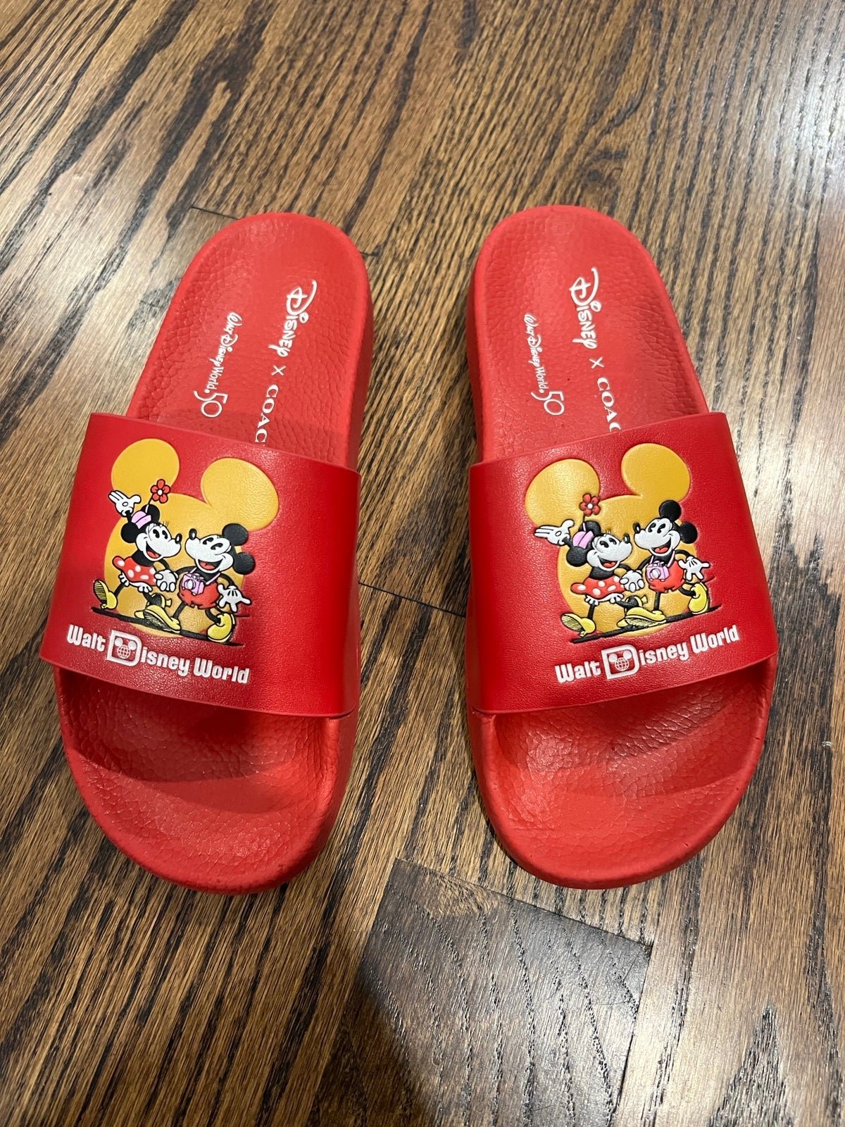 Coach Disney parks sport slide mickey mouse 6
