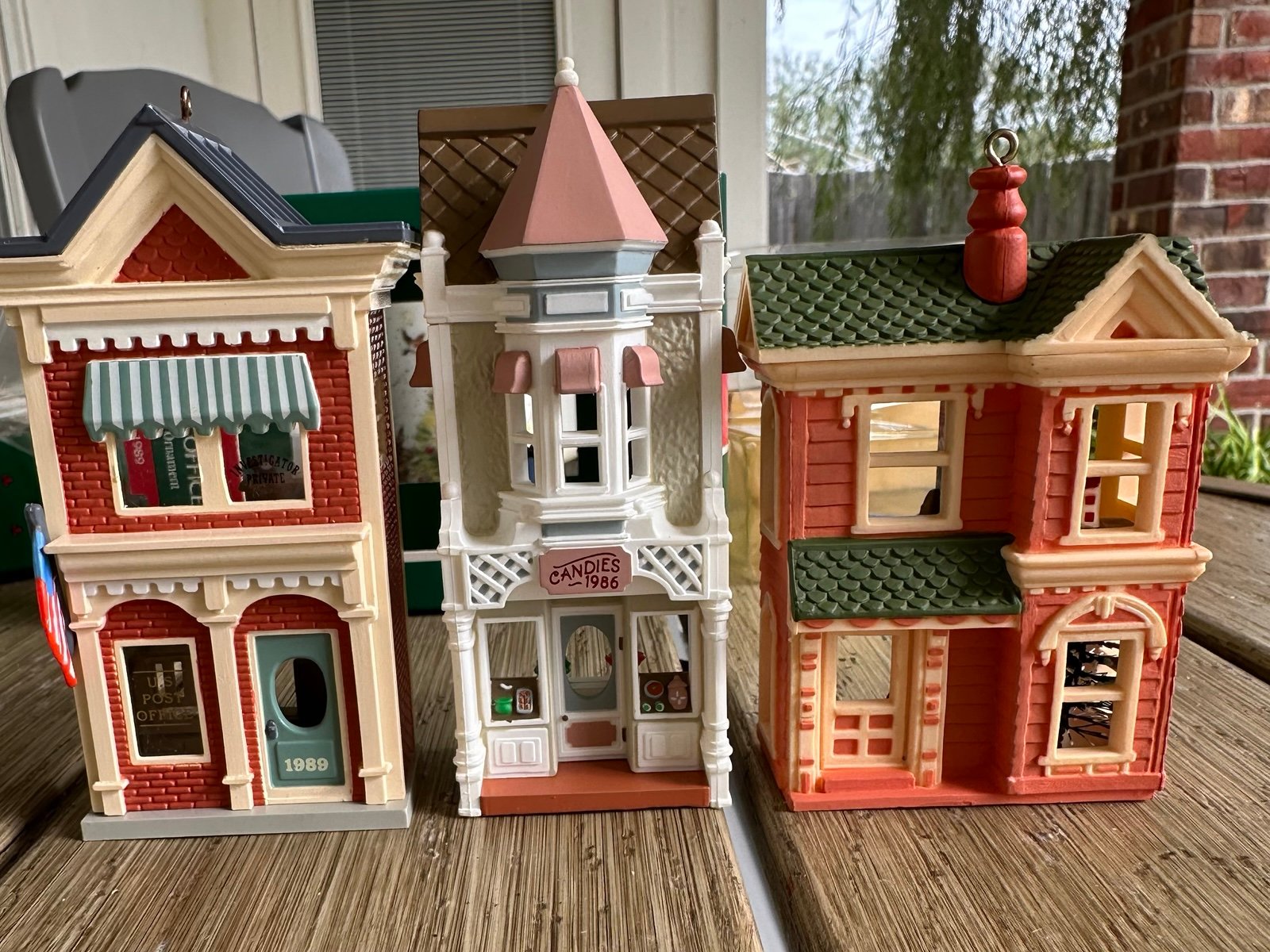 Vintage Hallmark Ornaments from 1984, 1986, 1989