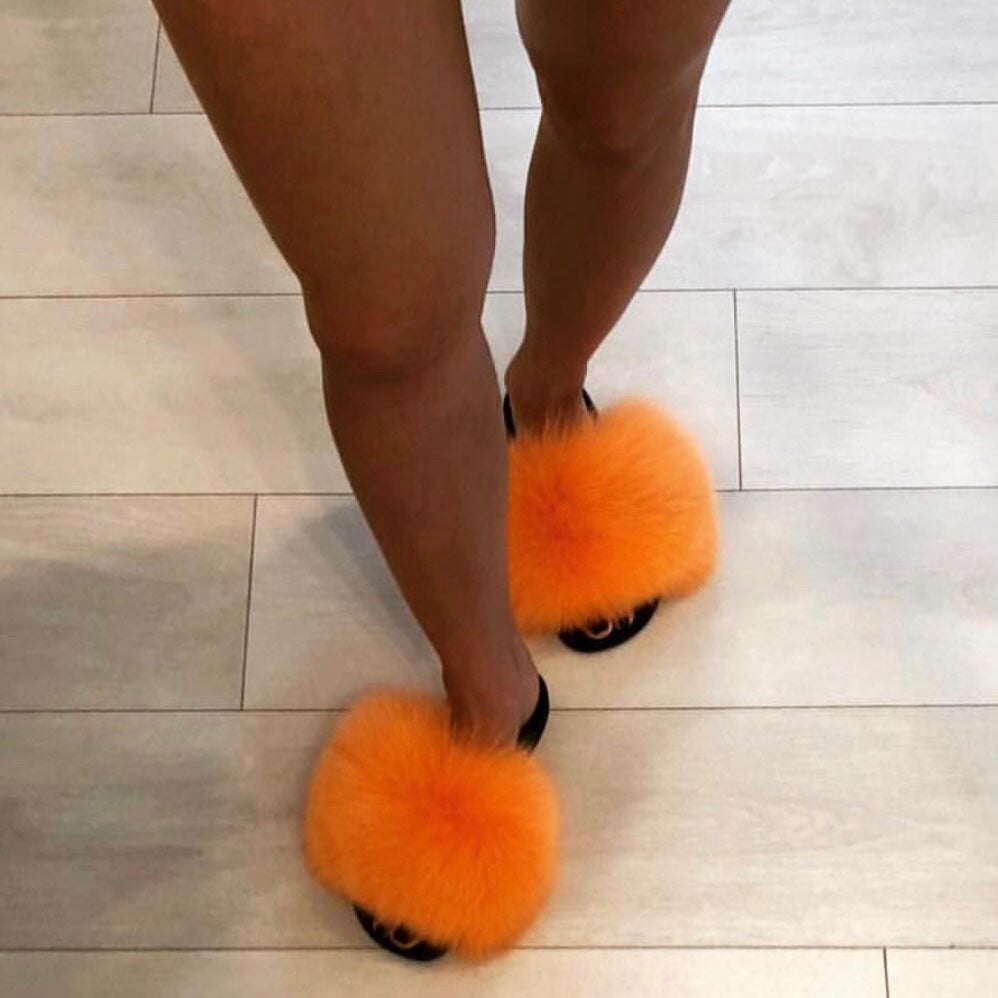 ***ORANGE FUR SLIDES FOR SALE***