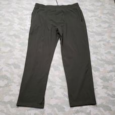 Public Rec Pants Mens 40x30 Green Pull On Stretch Drawstring Pockets