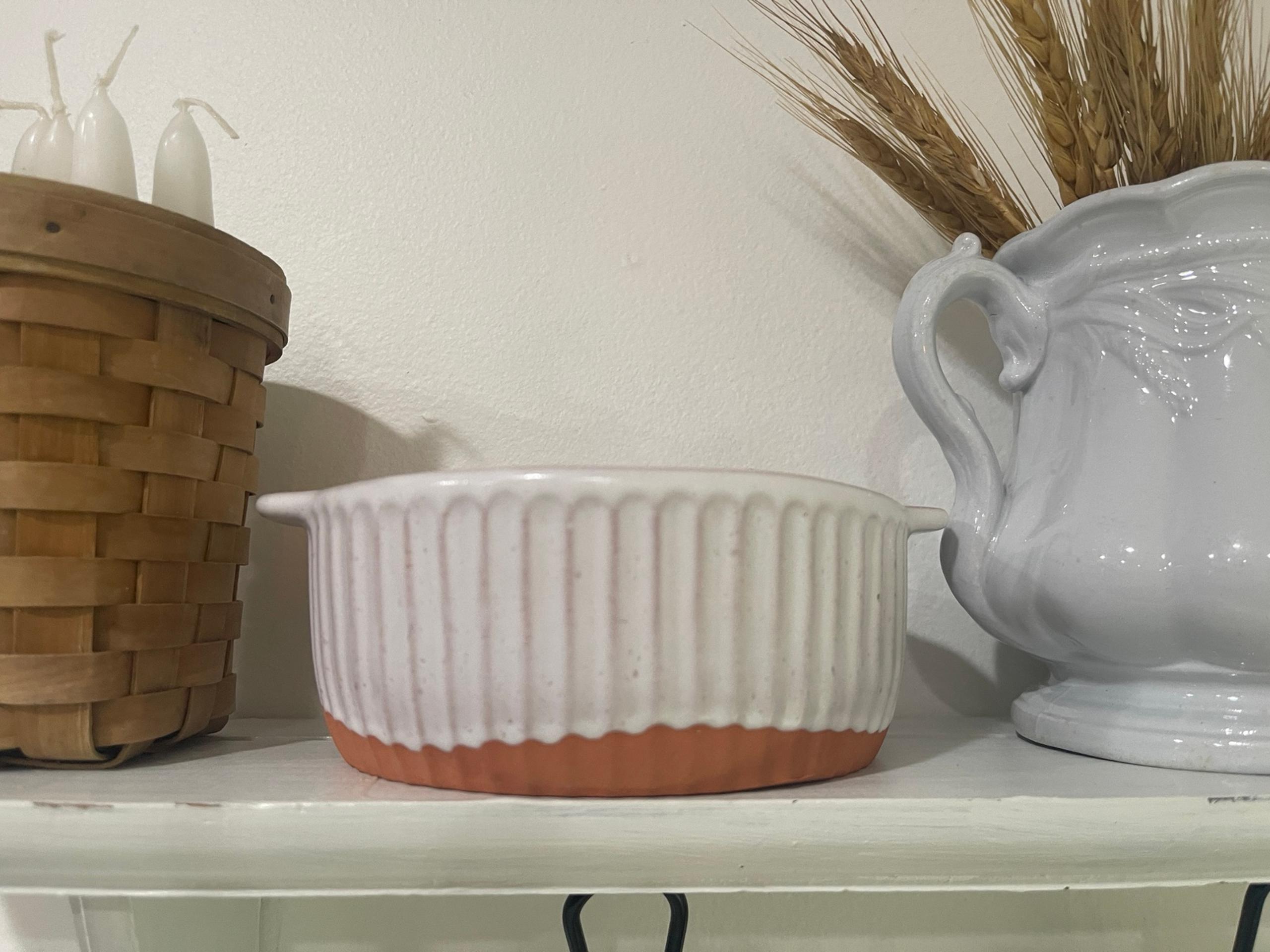 Anthropologie terracotta dish