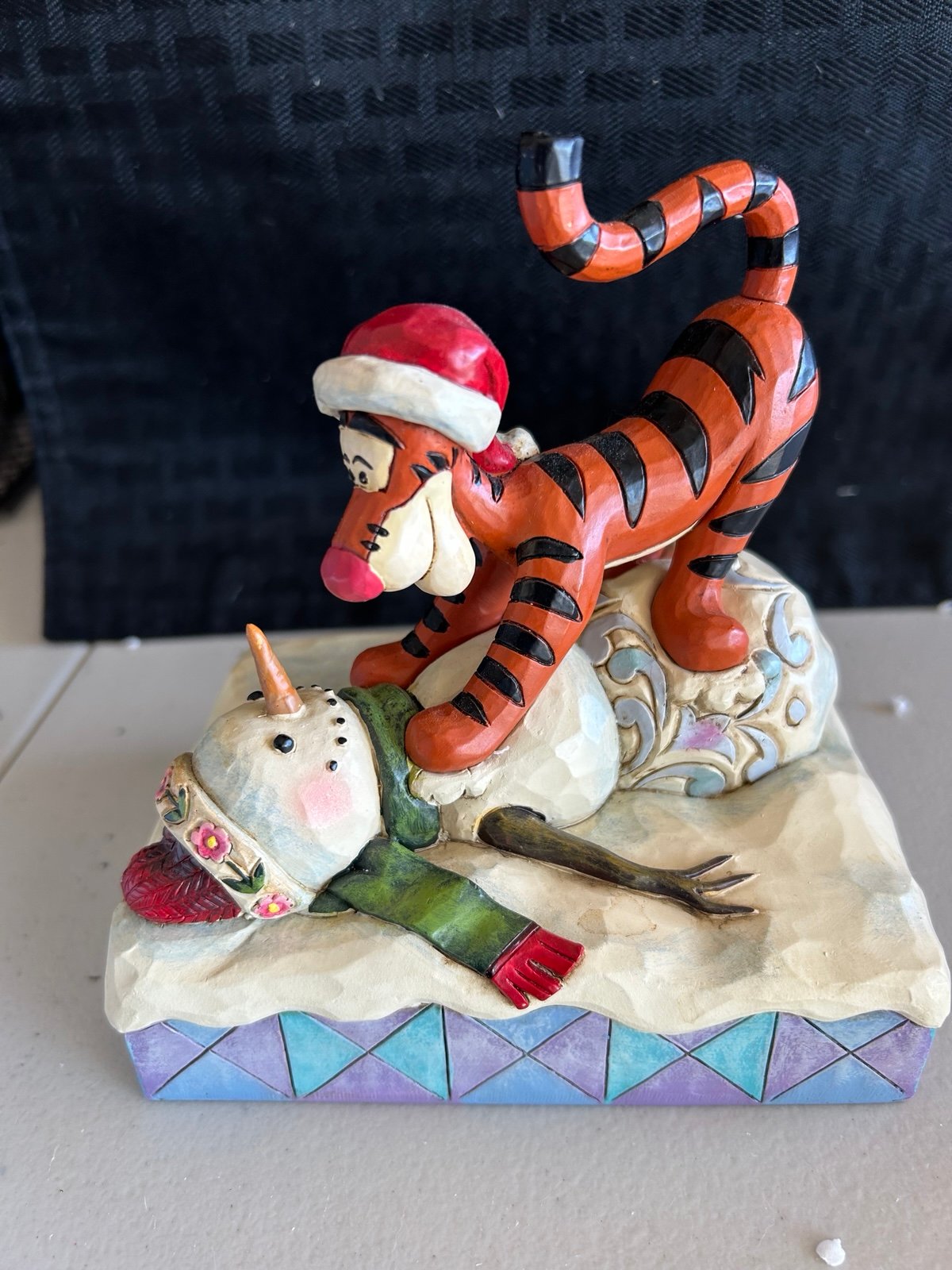 Jim shore Disney Christmas Pooh and Tigger