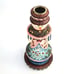 Vintage - Single - Wooden Snowman Candlestick Holder - 7.5 Tall