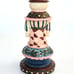 Vintage - Single - Wooden Snowman Candlestick Holder - 7.5 Tall