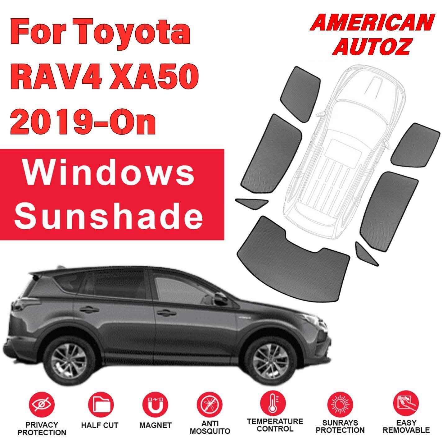 Toyota RAV4 2019 On Window Sunshades/Tints/ Covers