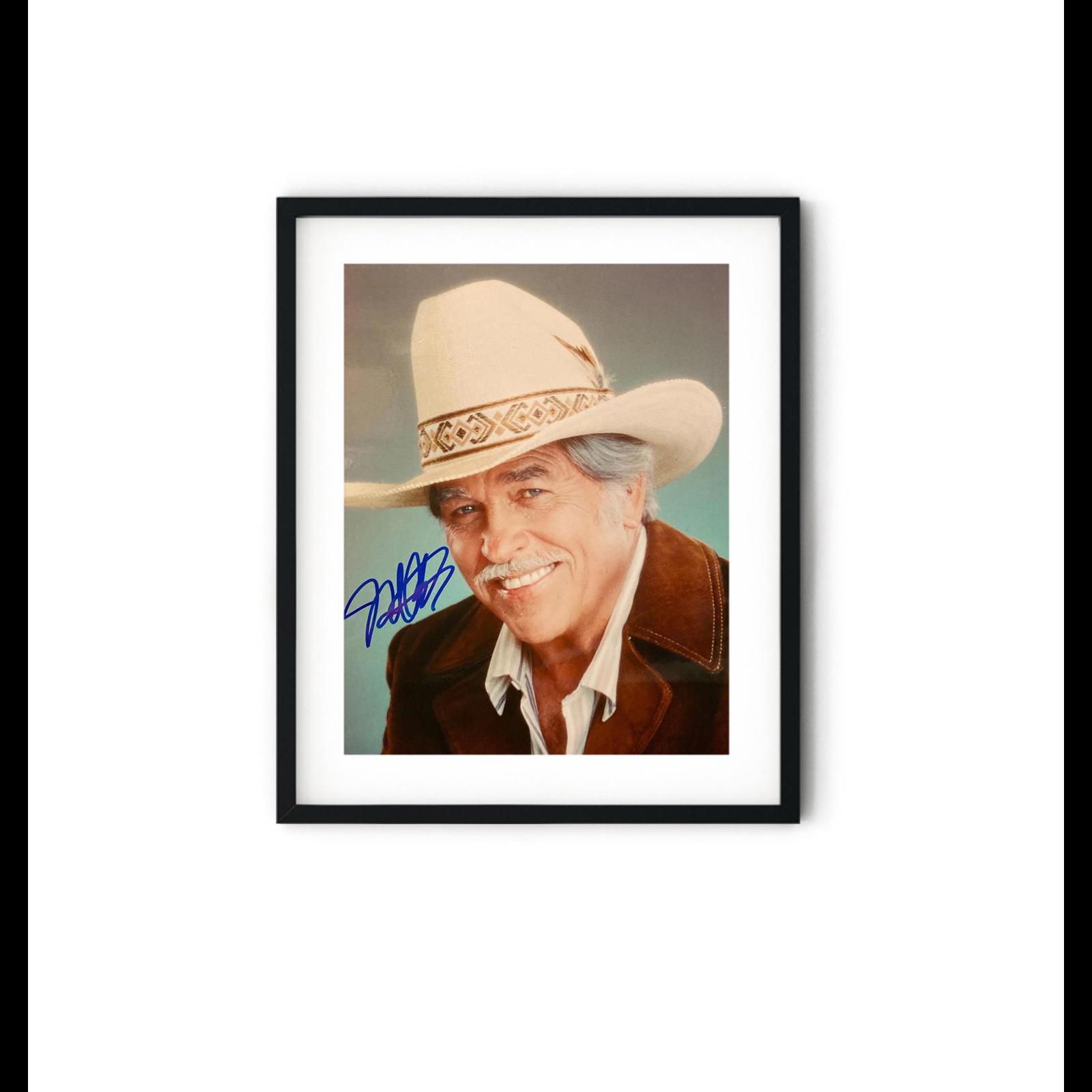 Dallas star Howard Keel signed photo